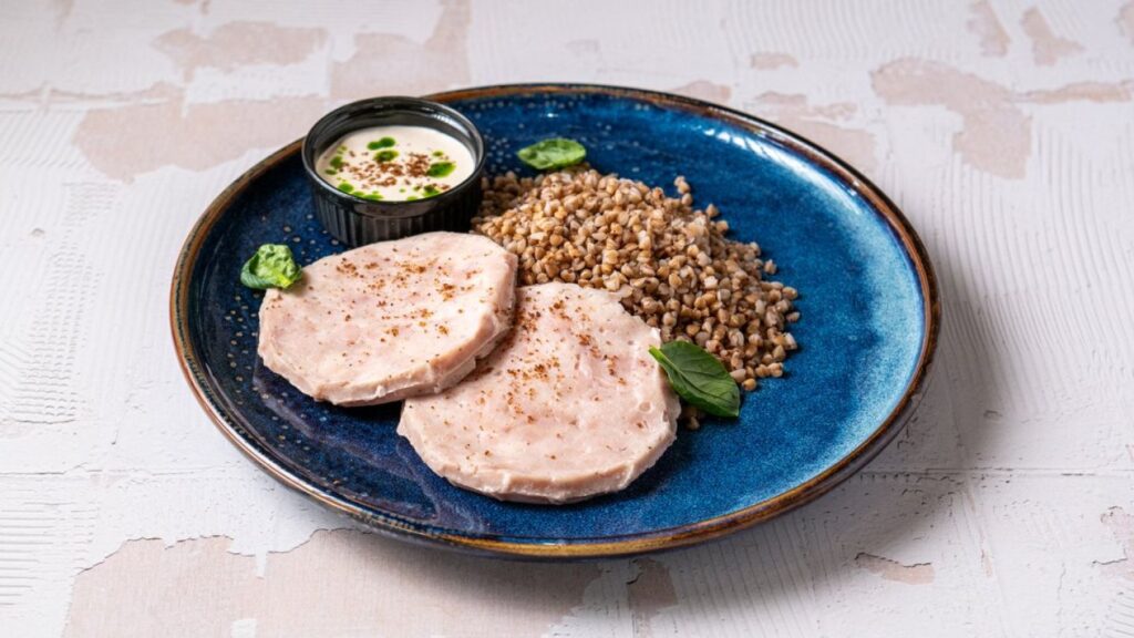 Steamed Chicken Patties