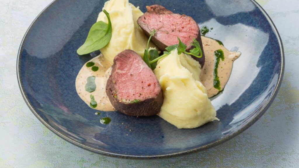 Steamed Beef Medallions