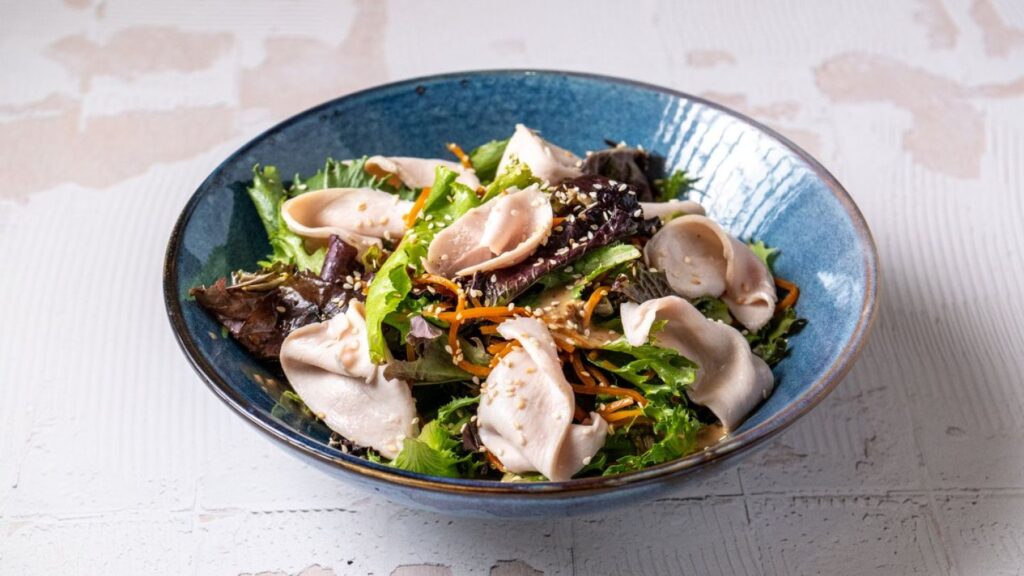 Meat Salad with Sesame Sauce