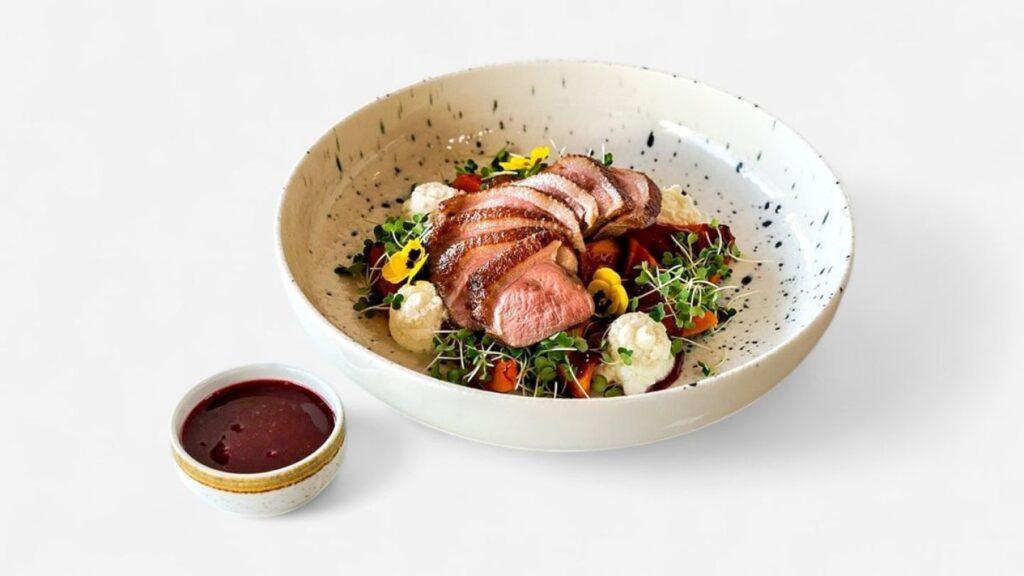 WARM DUCK BREAST&PUMKING SALAD