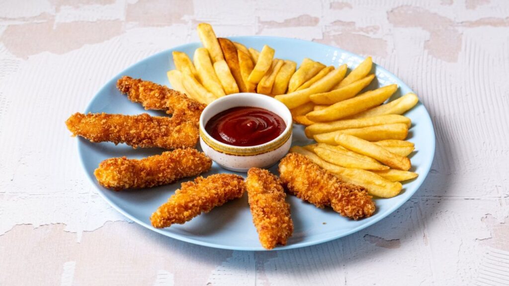 French Fries and Chicken Nuggets