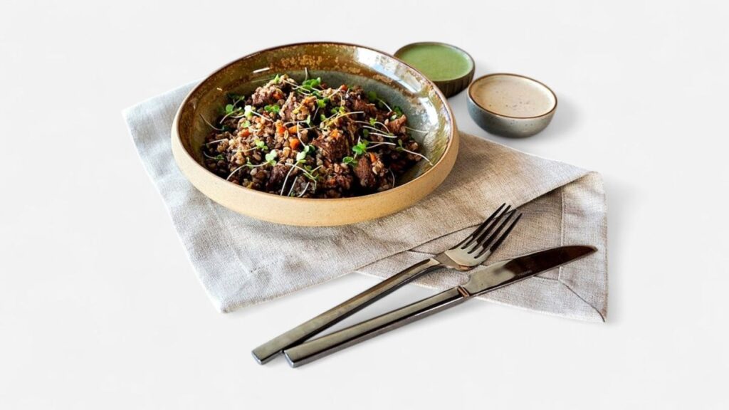 STEWED BEEF & BUCKWHEAT