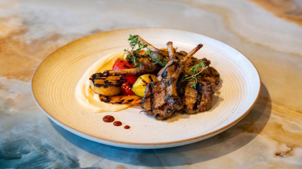 Grilled lamb chops